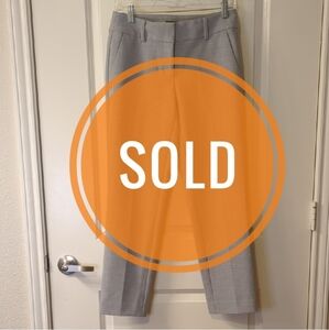 LOFT Light Gray Straight Leg Pants